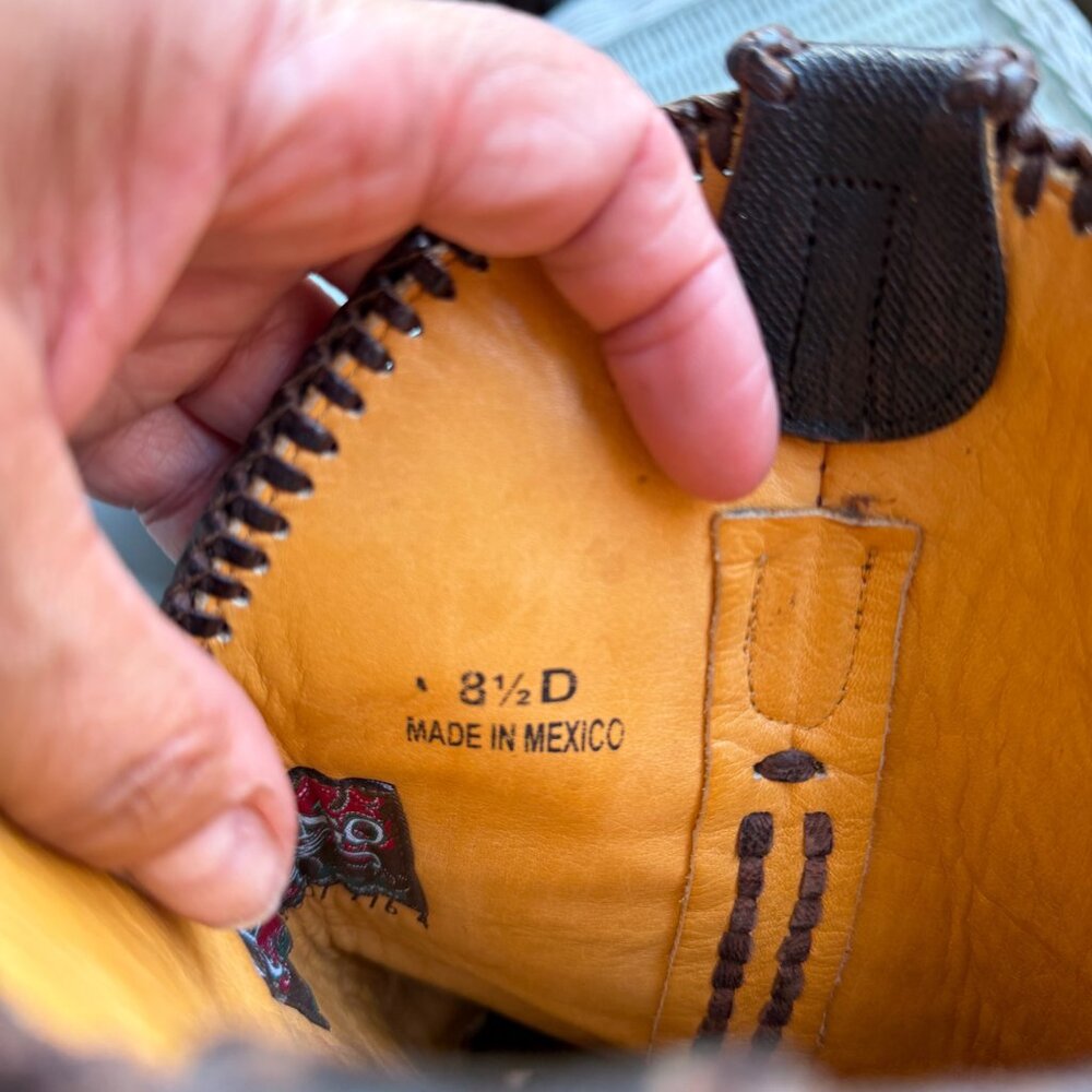 Old Gringo Julian Hand Tooled Cowboy Boots Men’s Size 8.5 D Women’s Size 10 - Picture 16 of 16